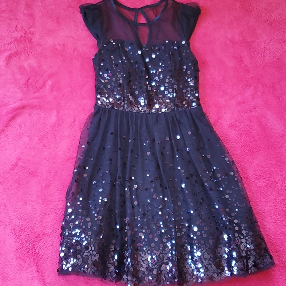 Blue special occasion dress